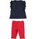 Completo maxi t-shirt e leggings pinocchietto con paillettes  NAVY-3885_back