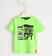 T-shirt con grande stampa "Mission Ninja" 			GREEN FLUO-5822