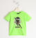 T-shirt con stampa Ninja 			GREEN FLUO-5822