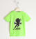 T-shirt con stampa Ninja  GREEN FLUO-5822_back