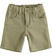 Pantalone corto in twill stretch di cotone 			VERDE SALVIA-4731