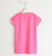 Maxi t-shirt fluo con stampa  ROSA FLUO-2499_back