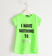 Maxi t-shirt fluo con stampa  GREEN FLUO-5822