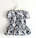 Abito bambina 100% cotone fantasia floreale  BIANCO-INDIGO-6RV5 back