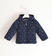 Giubbino leggero bambina 100 grammi fantasia cuori 			BLU-BIANCO-6TN2