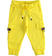 Pantalone in felpa 100% cotone modello cargo per bambino  GIALLO-1444