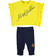 Completo t-shirt Miss Yellow e leggings  GIALLO-1434