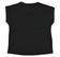 T-shirt smanicata in jersey stretch di cotone con dettaglio glitter e strass  NERO-0658_back
