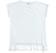 Maxi t-shirt realizzata in jersey stretch di cotone con frange  BIANCO-0113_back