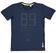 T-shirt in jersey 100% cotone con stampa frontale  NAVY-3854