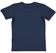 T-shirt in jersey 100% cotone con stampa frontale  NAVY-3854_back