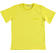 T-shirt in jersey fiammato 100% cotone  GIALLO-1431