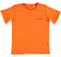 T-shirt in jersey fiammato 100% cotone  ARANCIO-1865
