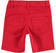 Pantalone corto in twill stretch di cotone  ROSSO-2256_back