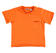 T-shirt in jersey fiammato 100% cotone  ARANCIO-1865