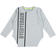 Maxi maglietta in jersey stretch di cotone con stampa effetto laminato  GRIGIO MELANGE-8991